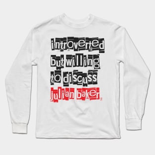 Introverted & Music-Julian Baker Long Sleeve T-Shirt